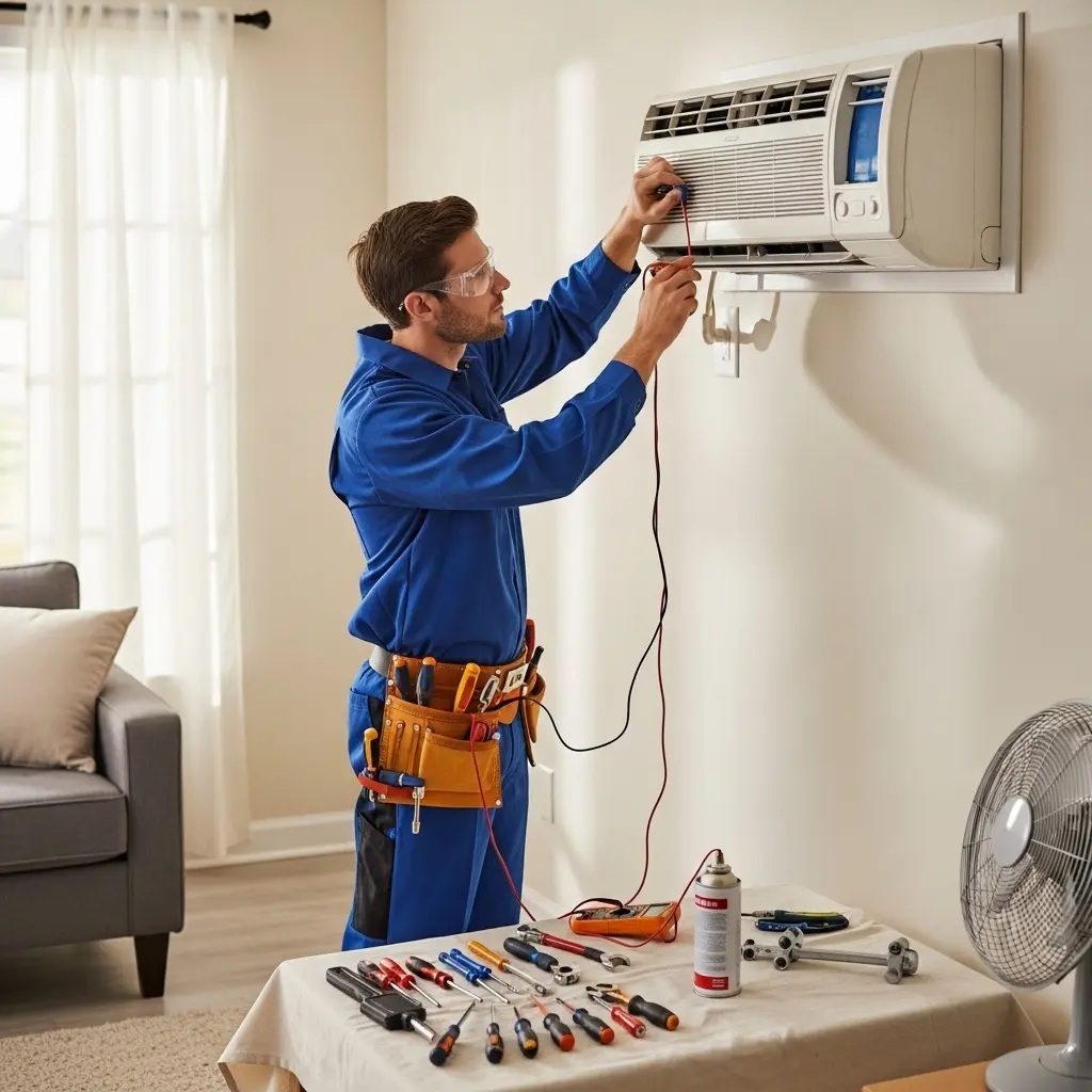 Sancaktepe Dominox Dominox klima gaz dolumu ve bakım – Enerji verimliliği artırıldı. - Teknik servis örneği